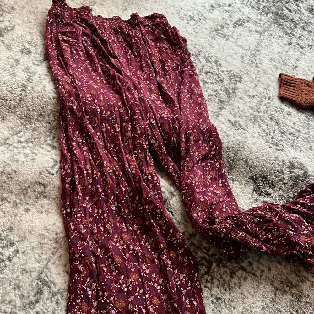 Omens pants from target wide leg, stretchy waist band